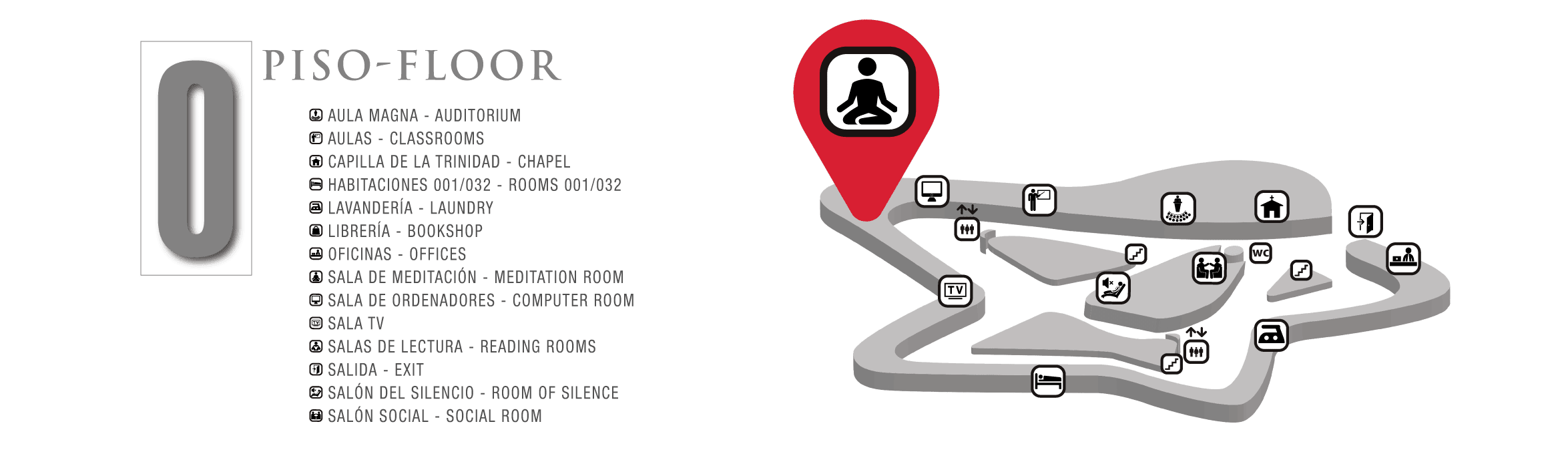 mapa sala meditacion