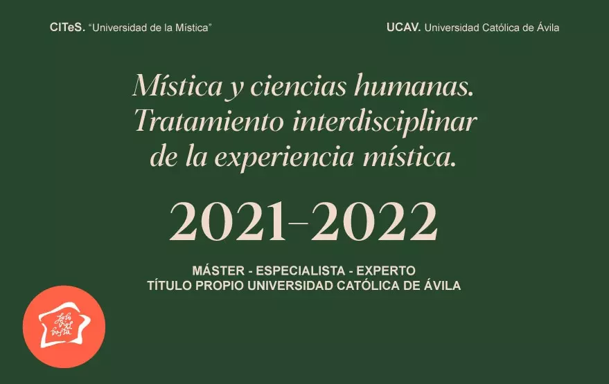 Máster en Mística y Ciencias Humanas 2021-2022