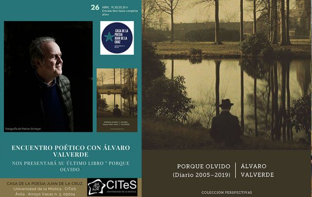 Encuentro poético de abril con Álvaro Valverde